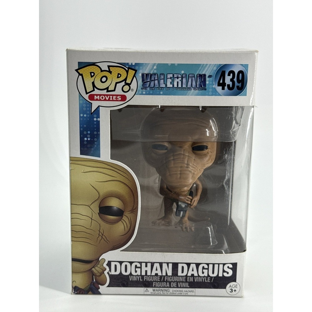 Funko Pop Doghan Daguis Valerian Vinyl Figure Displayed Movie Boxed 2017 Red